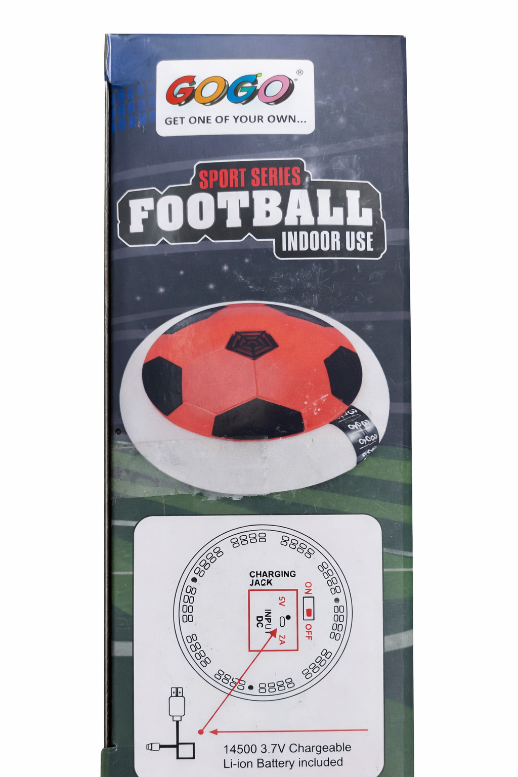 Rechargeable Hover Football for Kids | Indoor Air Soccer Ball with LED Light | Soft Foam Bumper | USB Charging | Indoor Sports Toy for Boys & Girls (6+ Years) view 4