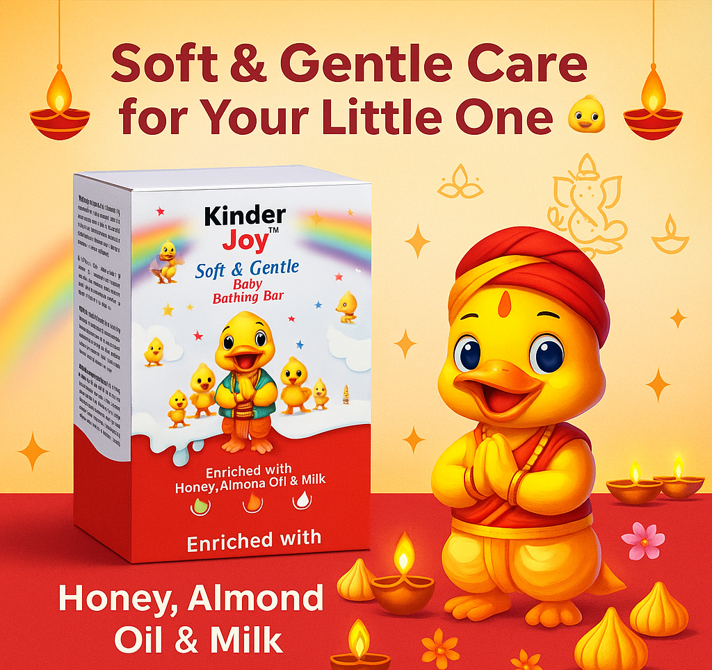 Kinder Joy Soft & Gentle Baby Bathing Bar view 2