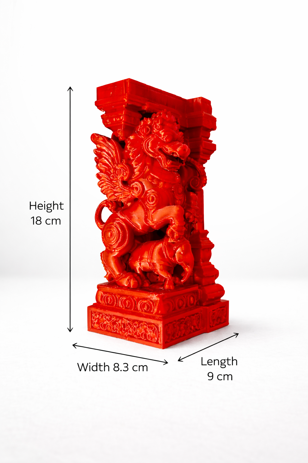Faber Lux Yazhi Pillar Idol - Divine Guardian - Mythical Temple Protector view 2