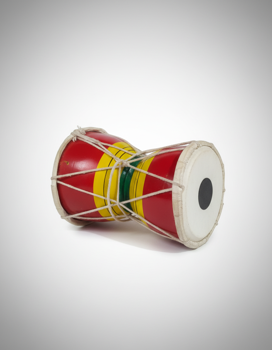 Traditional Double-Sided Hand Drum view 2
