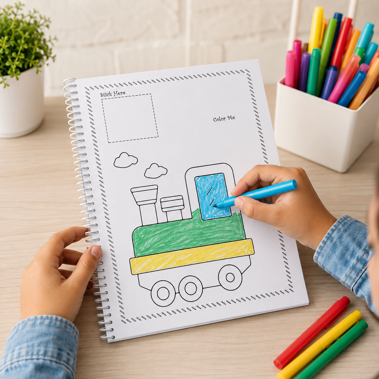 coloring time with stickers view 3