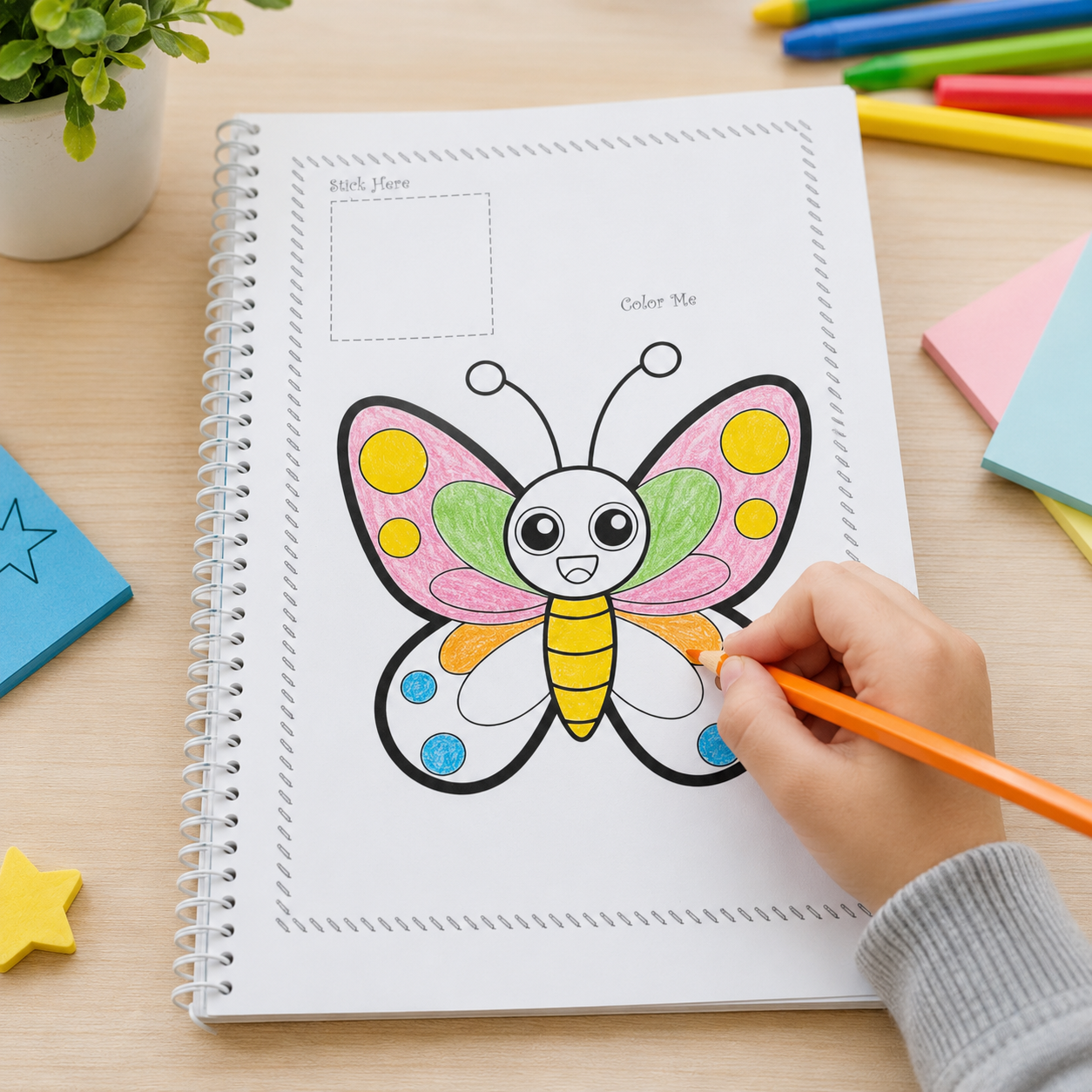 coloring time with stickers view 6