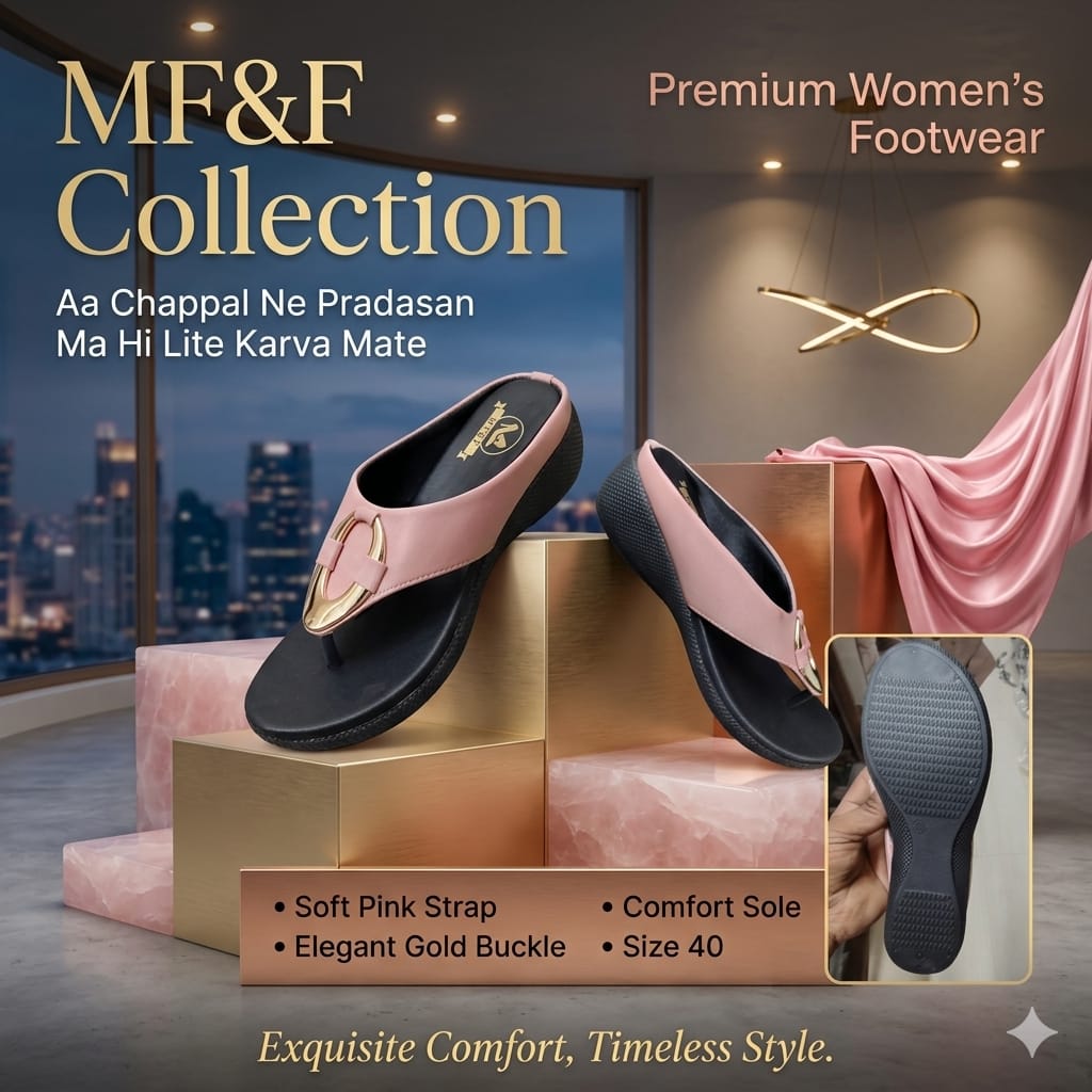 Women's Premium Pink Strap Comfort Slides view 2