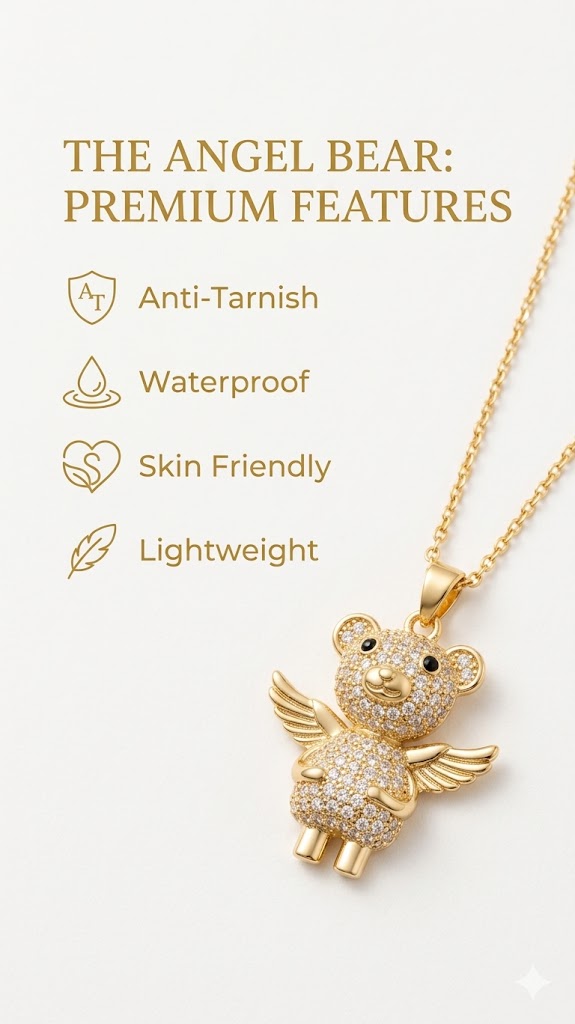 Gold-GemGleam- Necklace view 5