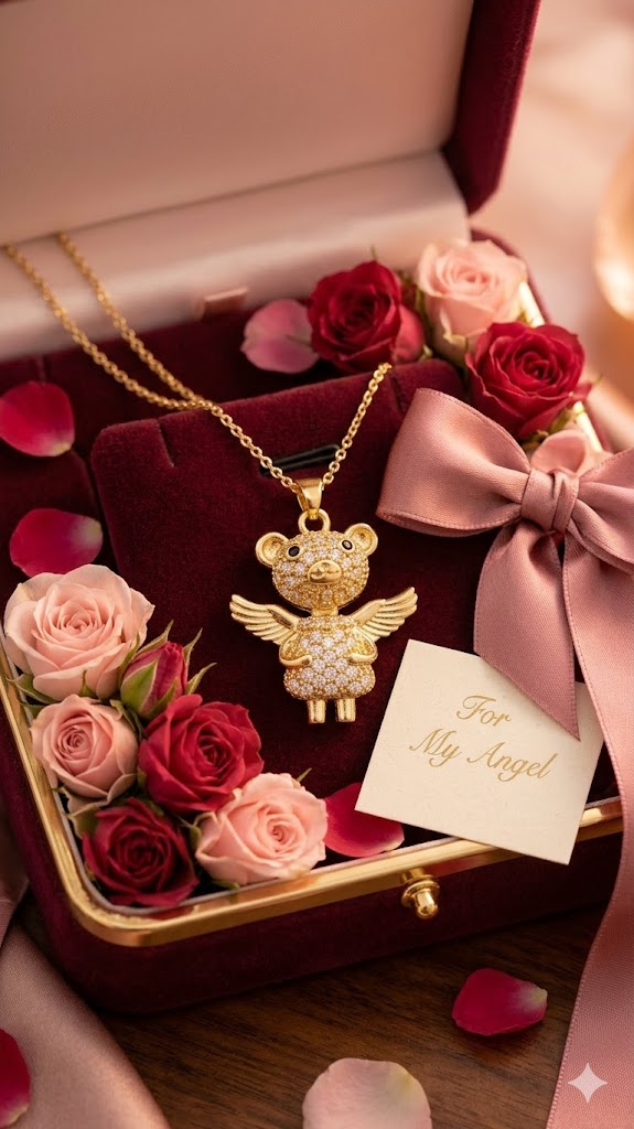 Gold-GemGleam- Necklace view 7