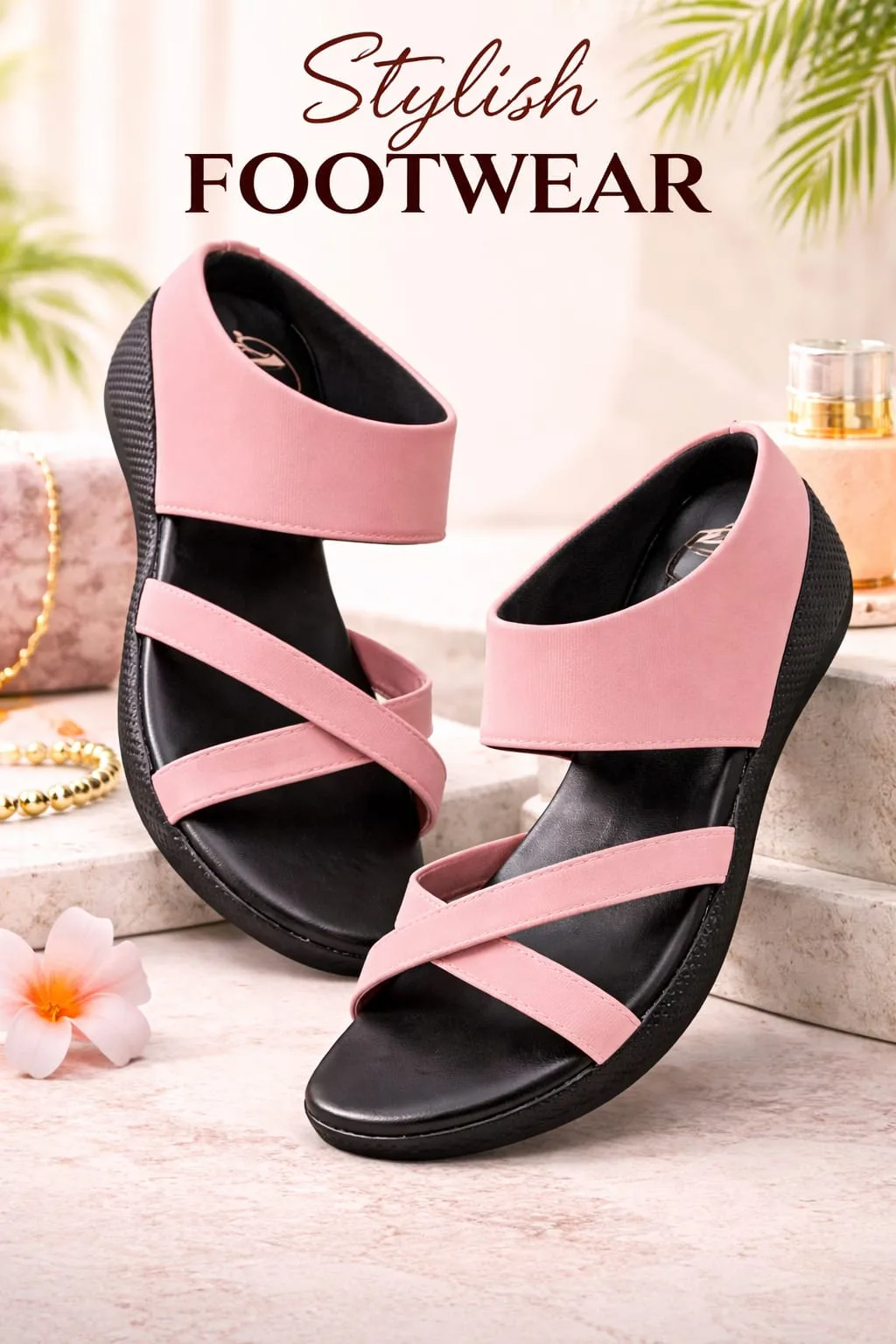 Women’s Pink X 2  Pata Sandals view 2