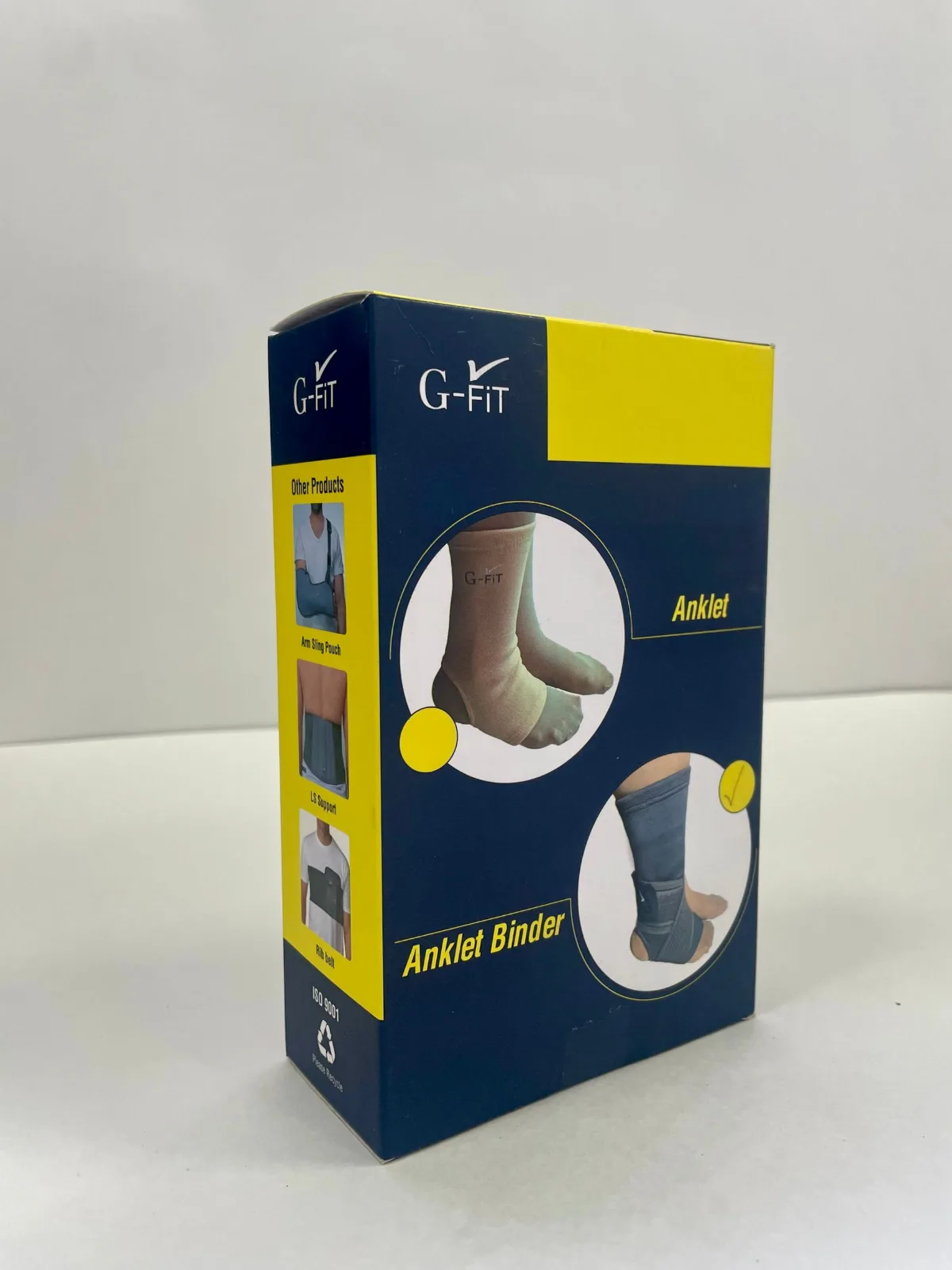 G-Fit Compression Ankle Support Sleeve with Adjustable Strap view 5