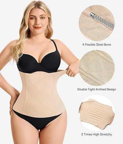 Women’s Invisible Waist Shaper Tummy Control Corset Belt view 5