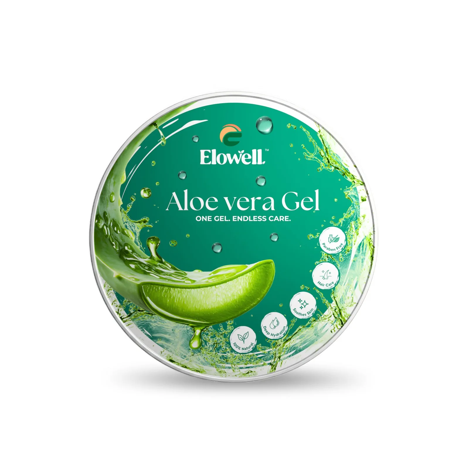 Aloe Vera Gel for Skin & Hair Care | Deep Hydration & Cooling Effect | Soothes Sunburn | Non-Sticky Lightweight Formula | Natural Glow | Multi-Purpose Care Gel view 8