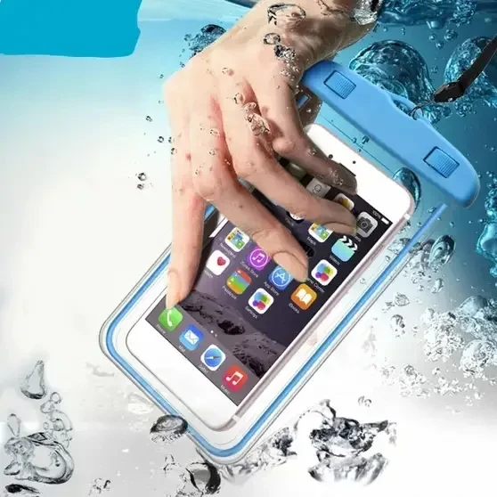All Smart Phone Waterproof Plastic Pouch (Black) view 5