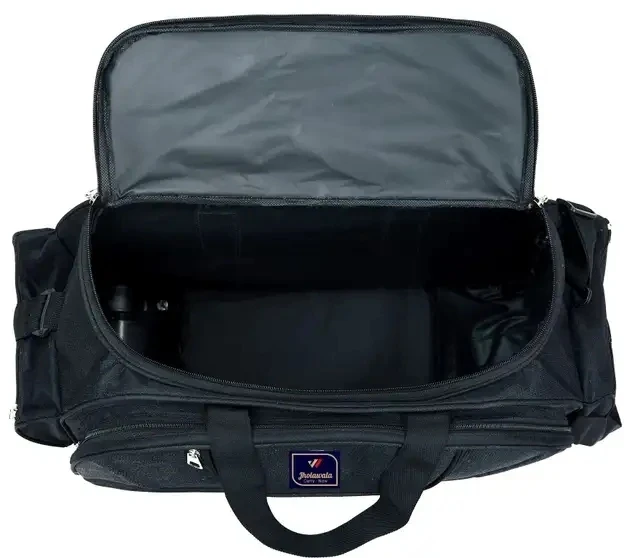 Expandable 65 L Travel Duffle Bags for Men & Women - Black- Regular view 4