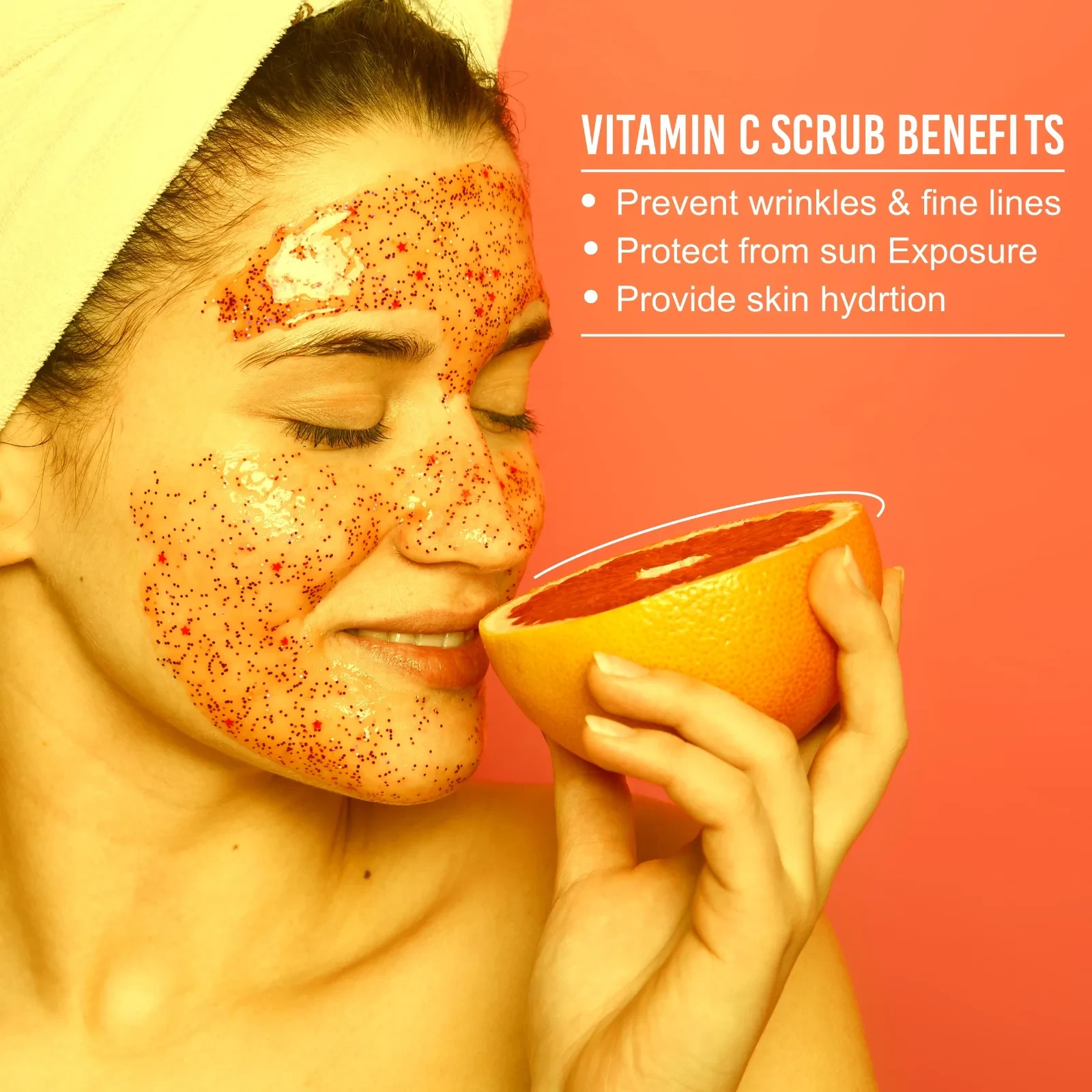 Pink Root VIitamin C Face & Body  Scrub (100 g), for Tan Removal, Skin Whitening, Skin Lightening, Skin Brightening & Glowing view 4
