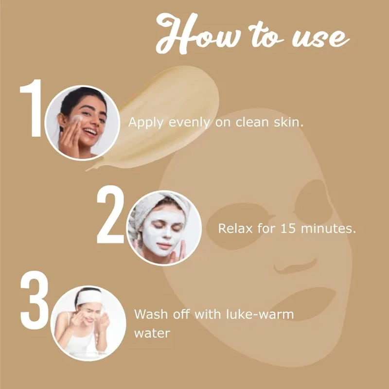Pink Root Multani Mitti Face Mask For Anti Tan, Anti Acne, Soft & Blemish Free Skin (100 g) view 5