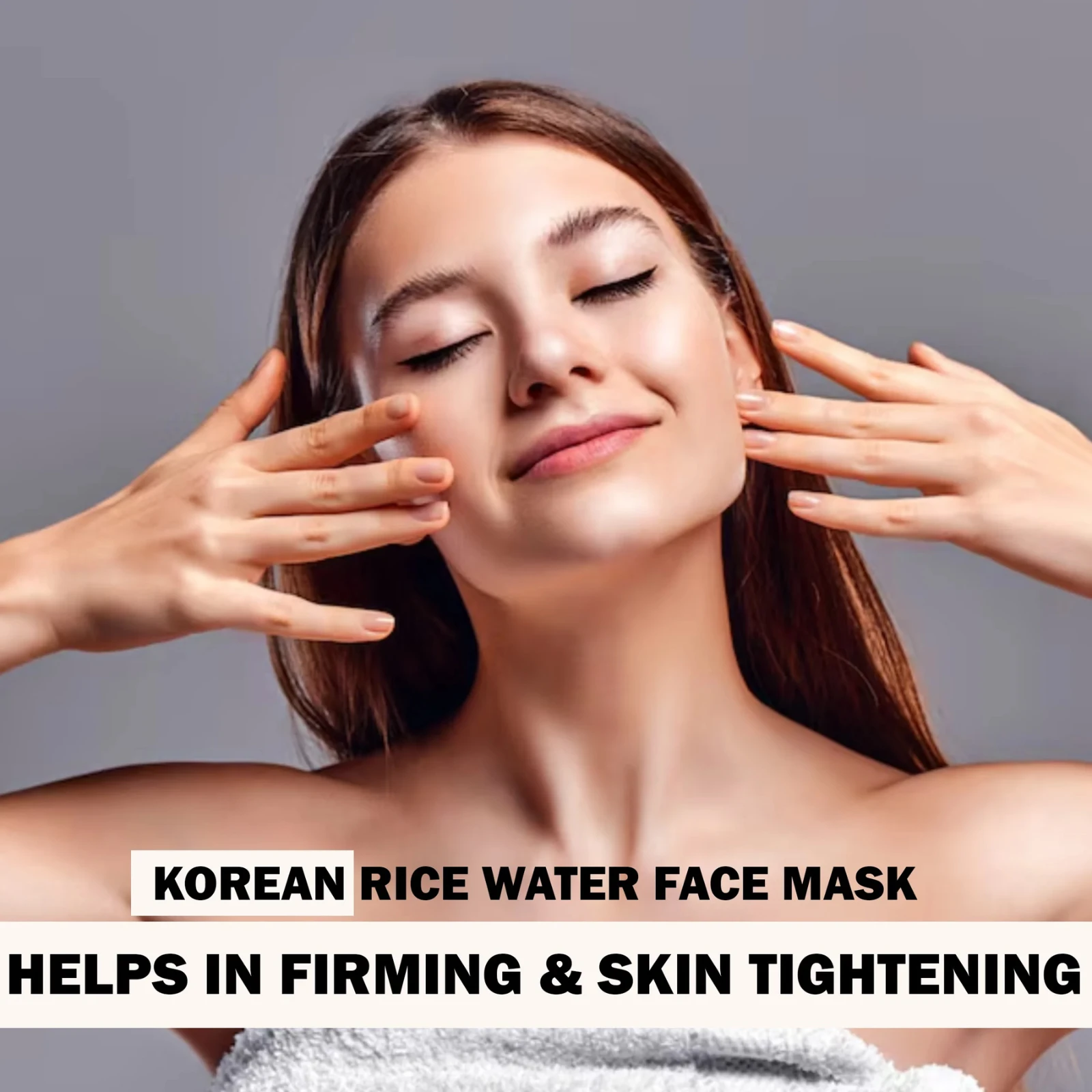 Pink Root Rice water Face & body Mask 100gm helps in Skin Tightening, Brightening and Control Acne and Blemish view 5