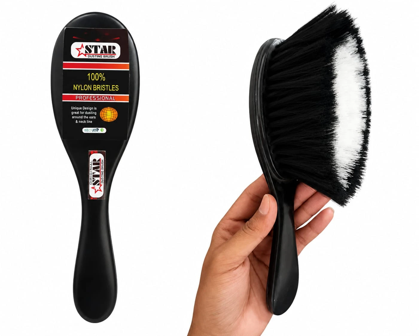 Professional Nylon Bristle Dusting Brush view 1