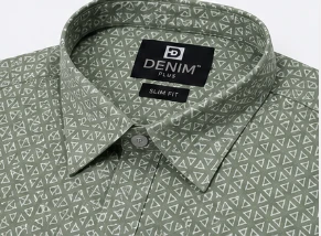 Men's  Patterned Short Sleeve Casual Shirt view 2