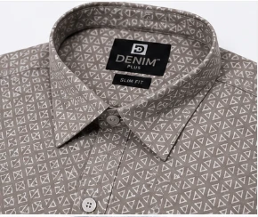 Men's  Patterned Short Sleeve Casual Shirt view 5