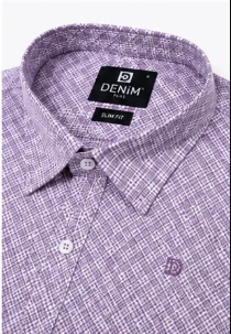 Men's Geometric Print Short Sleeve Casual Shirt view 3