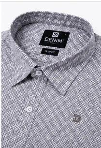 Men's Geometric Print Short Sleeve Casual Shirt view 6