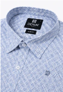 Men's Geometric Print Short Sleeve Casual Shirt view 8