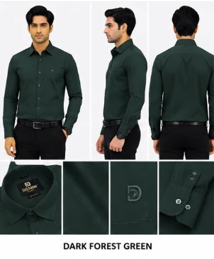 Men's Solid Formal Shirt view 2