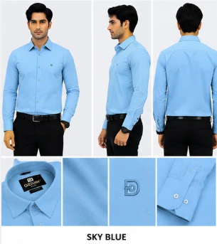 Men's Solid Formal Shirt view 3