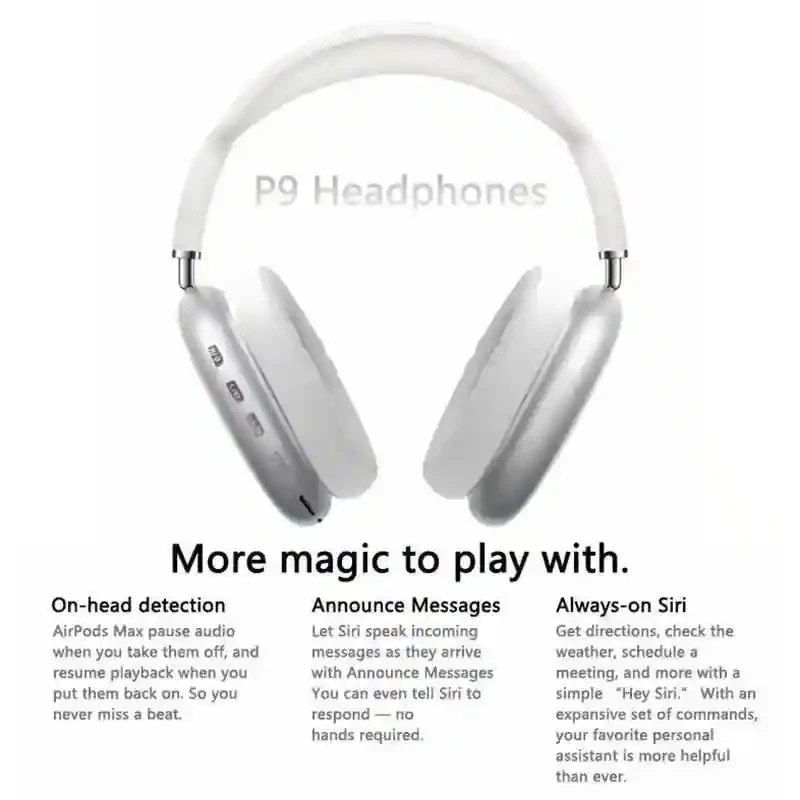 SELTEN  P9 Wireless Over-Ear Bluetooth Headphones view 4