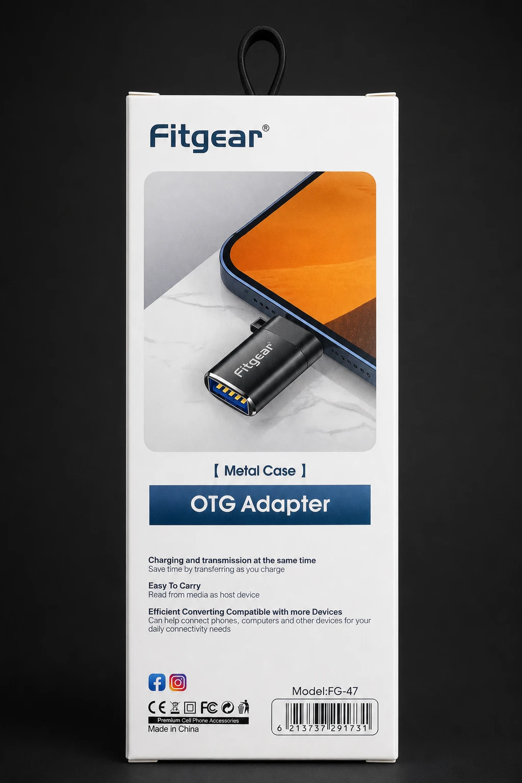Fitgear FG-47 OTG Adapter for Smartphone & Tablets view 2