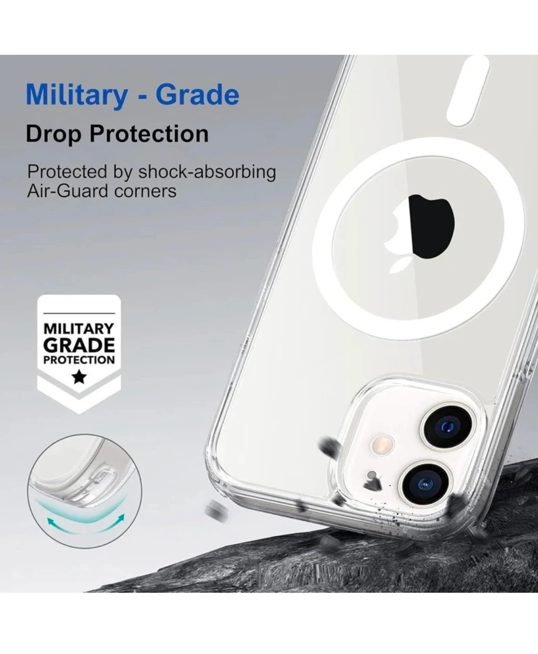 Apple iPhone 11 MagSafe Compatible Clear Protective Case view 2