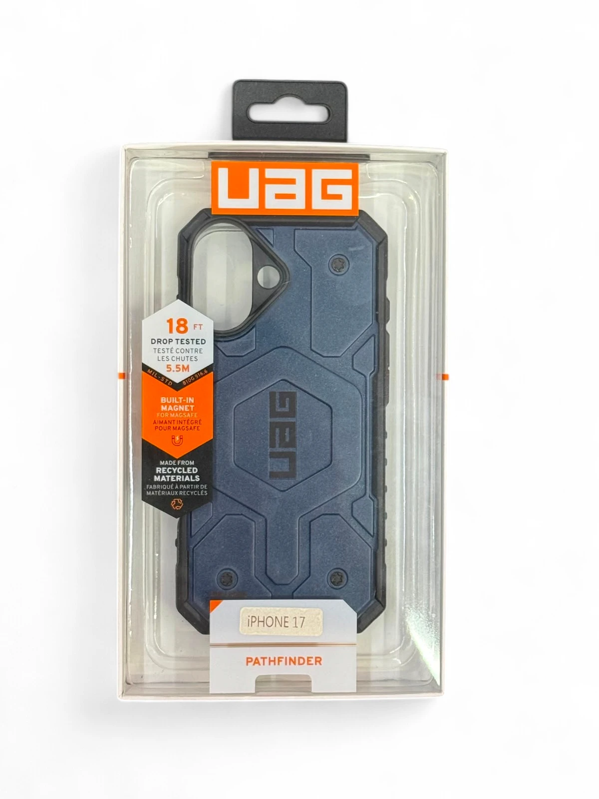 UAG Pathfinder Rugged MagSafe Case for iPhone 17 - Orange view 2