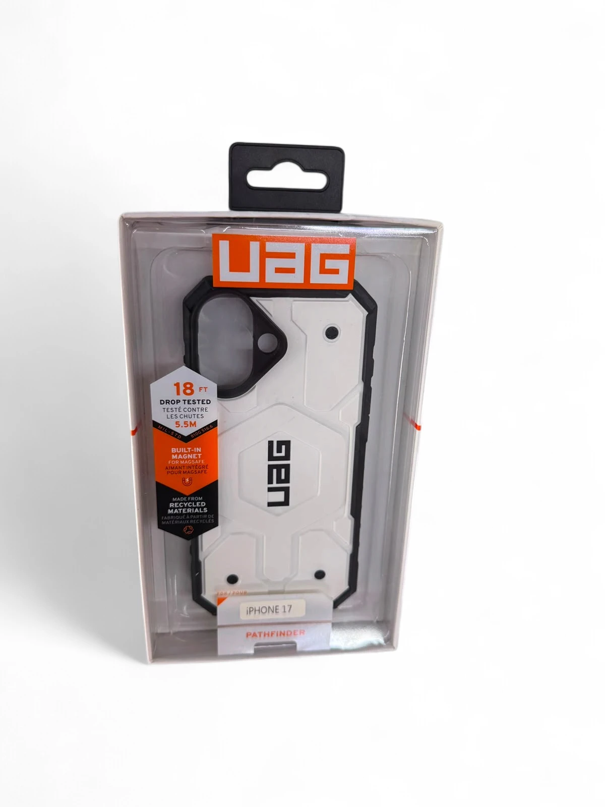 UAG Pathfinder Rugged MagSafe Case for iPhone 17 - Orange view 3