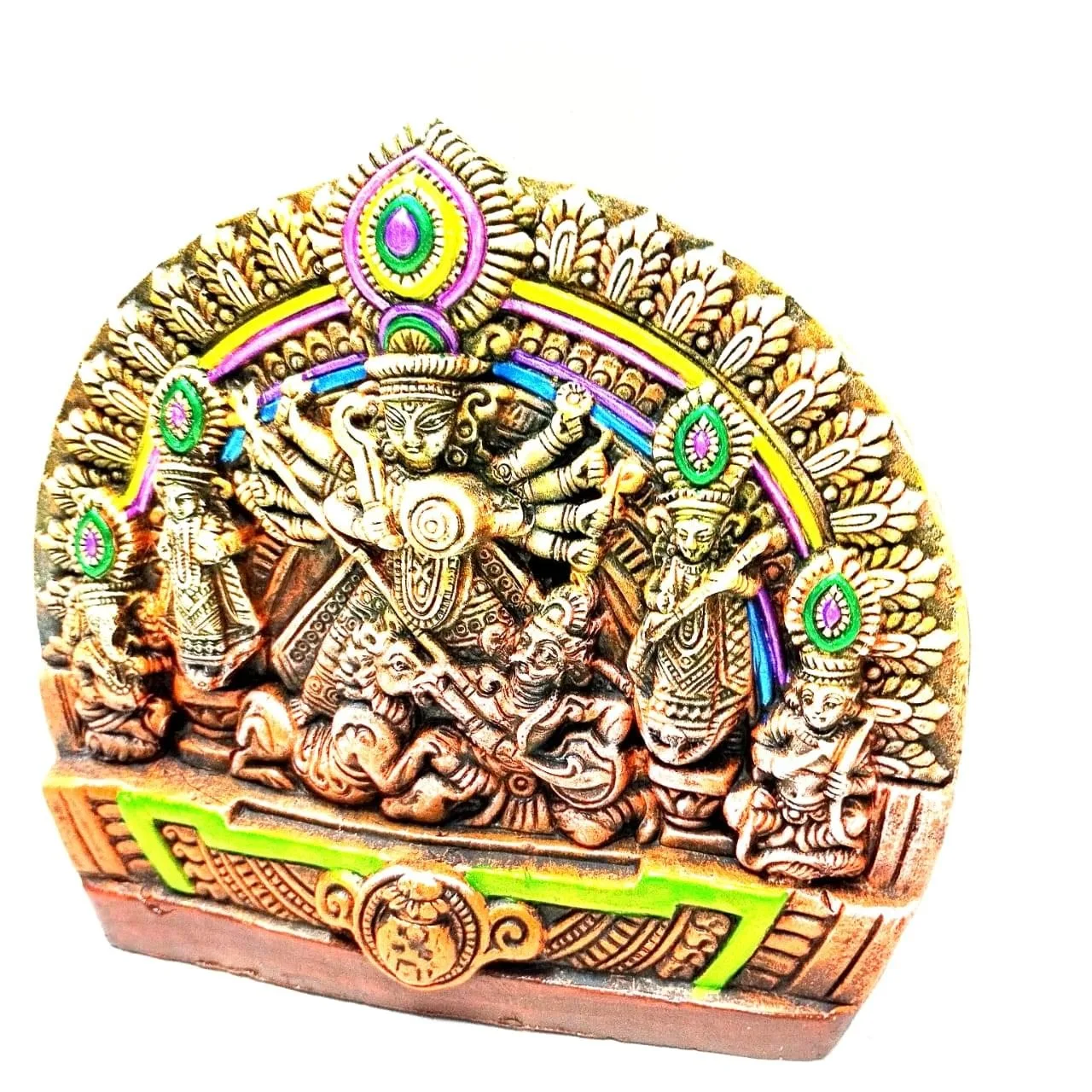 simonart and printing caly god durga maa idol 1ft view 2