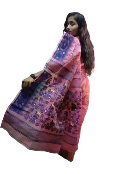 SIMONART TEXTILES JAMDANI SAREE view 2