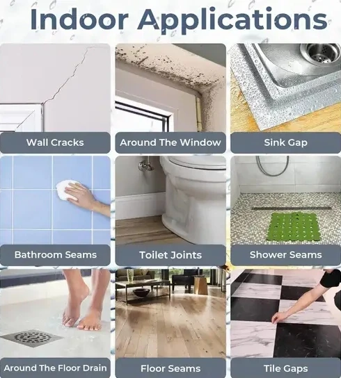 Waterproof Glue Clear Gel Bathroom Roof Top Concrete NO LEAK ADHESIVE view 3