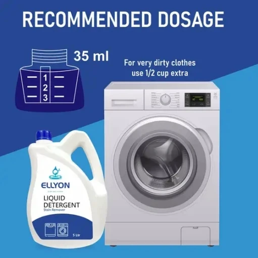 Front & Top Load Fabric Liquid Detergent For Machine and Hand Wash view 3