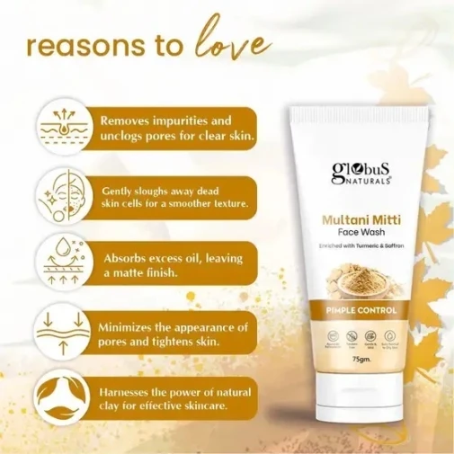 Face Care Combo Glycolic, Multani Mitti & Radiance Rice, For Men & Women view 2