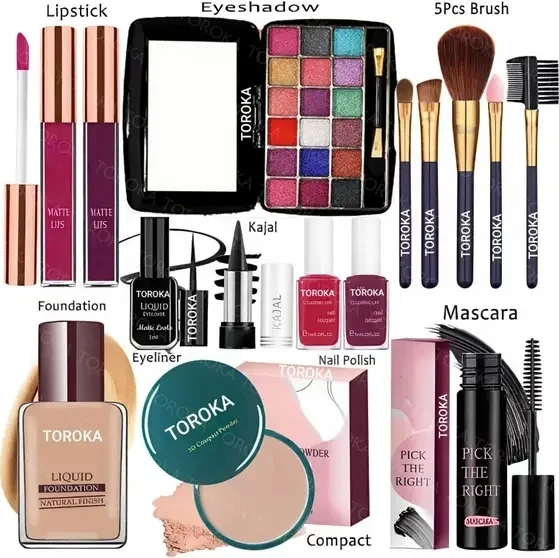 Makeup Combo Kit One-stop Beauty Package for Beginners and Professionals 61 view 1
