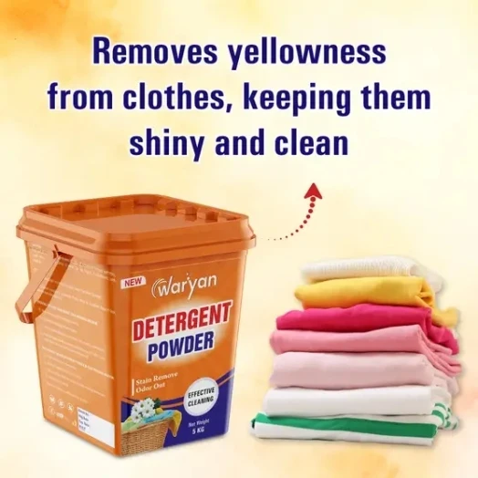 Ultra clean washing powder, top load/front load Orange Detergent Powder 5 Kg view 4