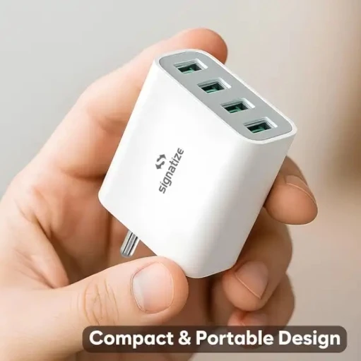 Four Port 4.2A Wall Micro Charger, USB Wall Charger Fast Charging Adapator view 2
