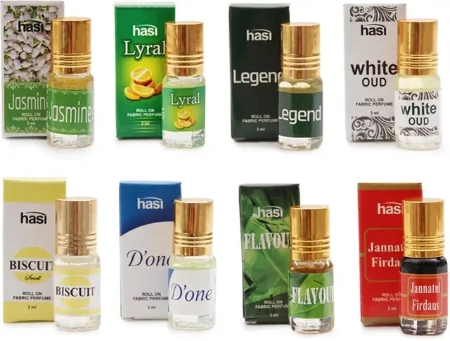 Hasi combo pack for pooja use - Attar | 8 different perfume | For men and Women view 4