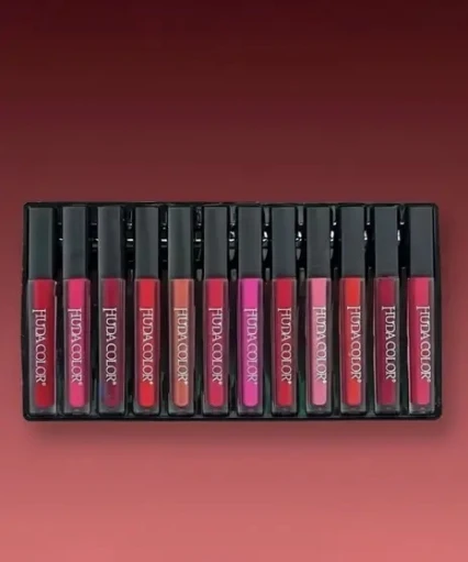 NattyU Huda Color Luxe Matte Velvet Liquid Lip Color Collection view 4