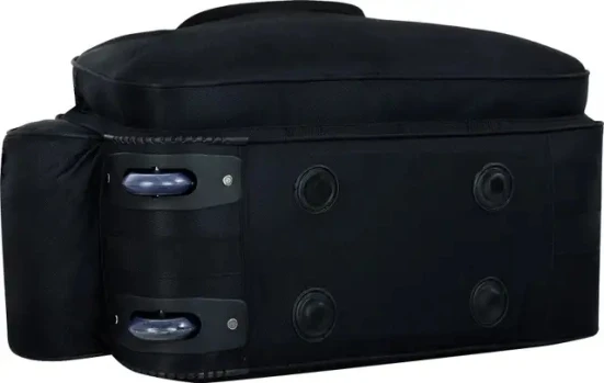 Expandable 65 L Travel Duffle Bags for Men & Women - Black- Regular view 3
