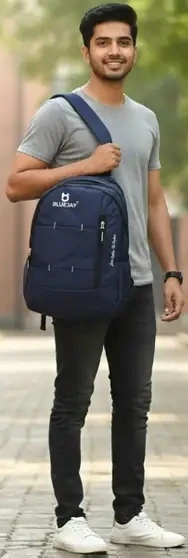 40L Casual Laptop Backpack School/College/Office/Travel Bag For Men & Women view 3