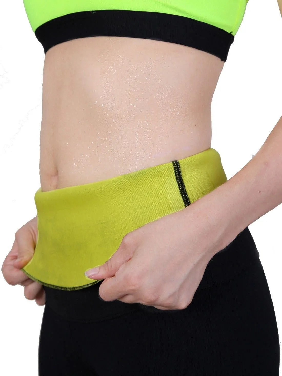Ahina Sweat Shaper Belt Hot Slimming Belt Trainer Shaper Workout Sauna Suit Weight Loss Cincher view 4
