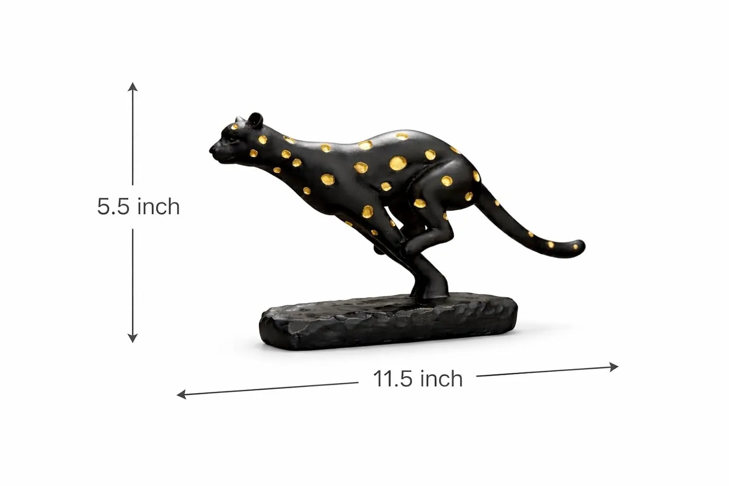 Black Panther Running Statue Showpiece for Home Décor view 2