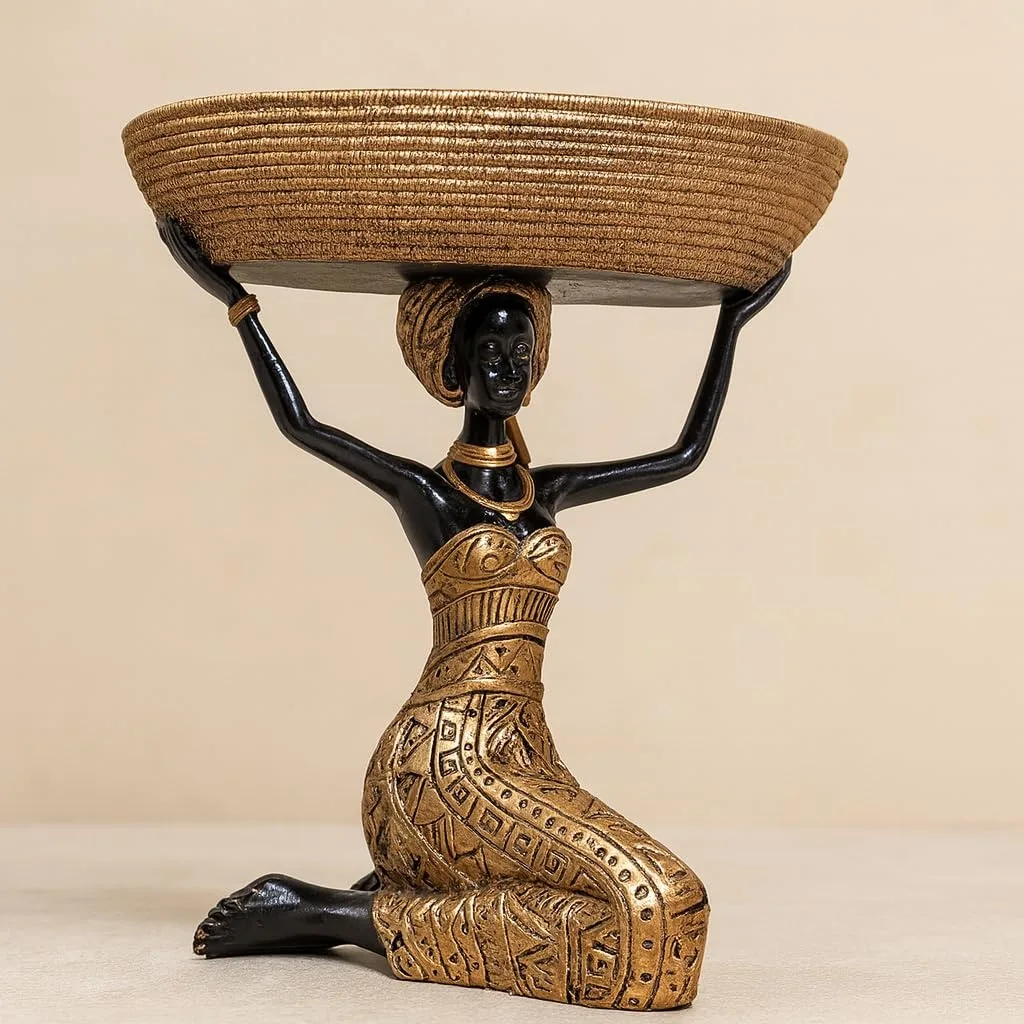 African Statue Candy Woman Figurine view 3
