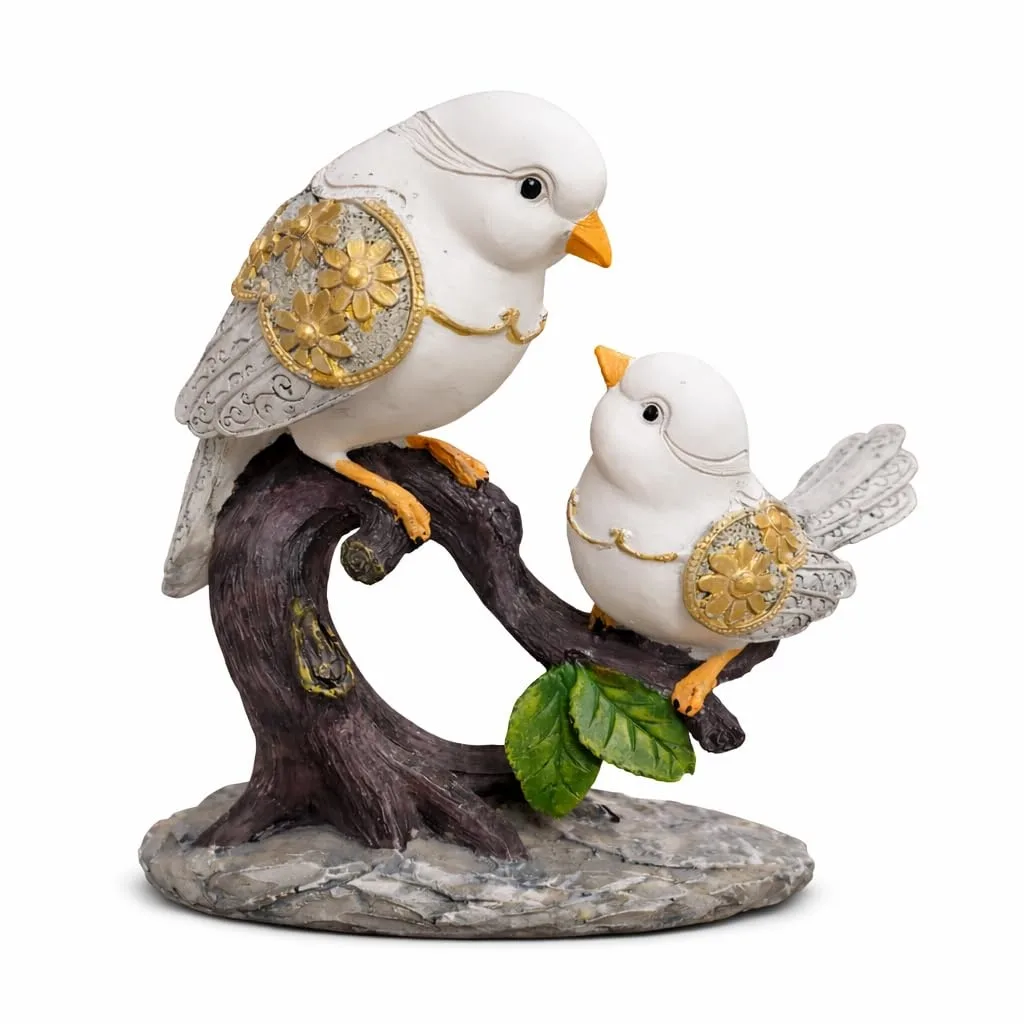 Resin Love Birds Showpiece for Home Décor view 3