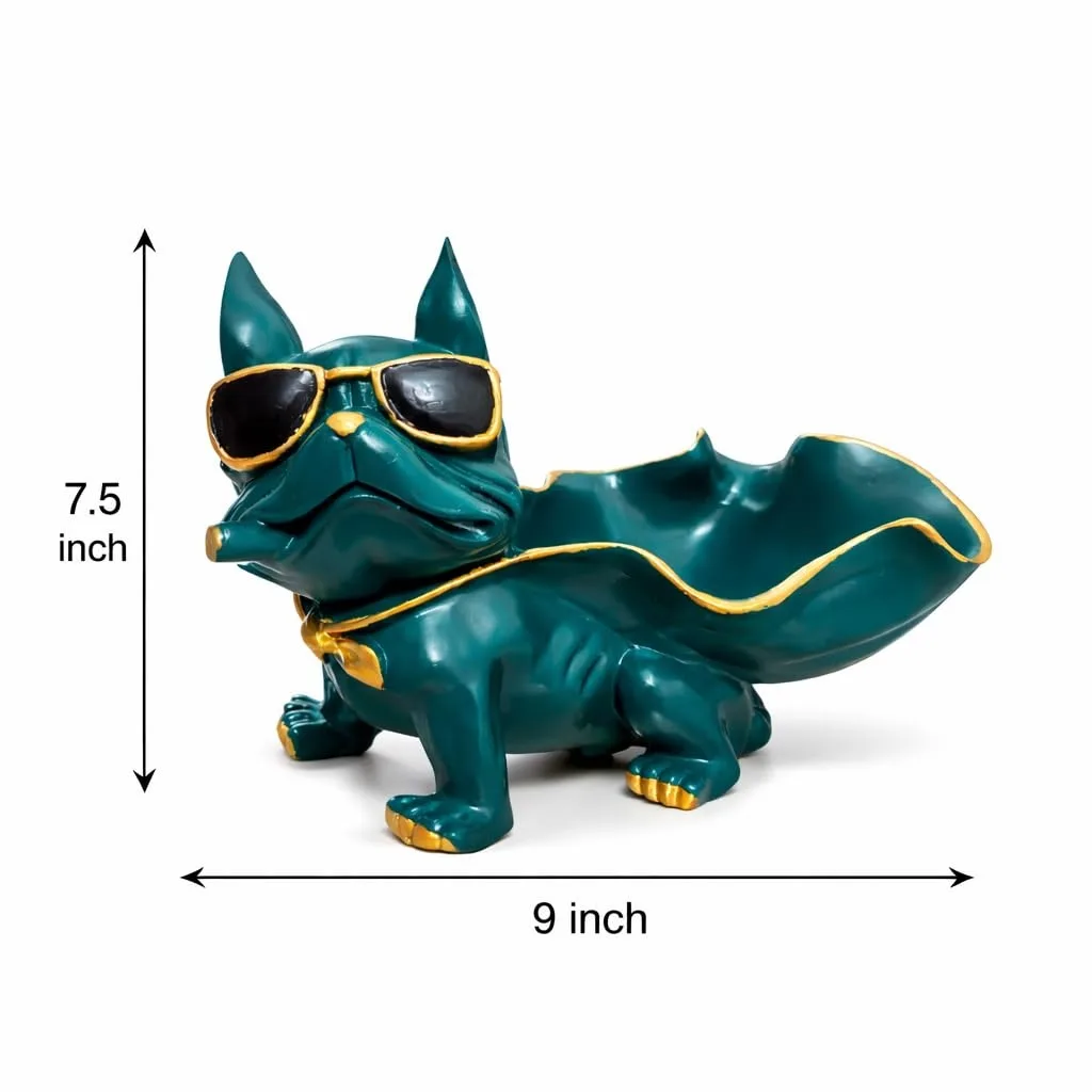 Superhero Bulldog Showpiece view 2