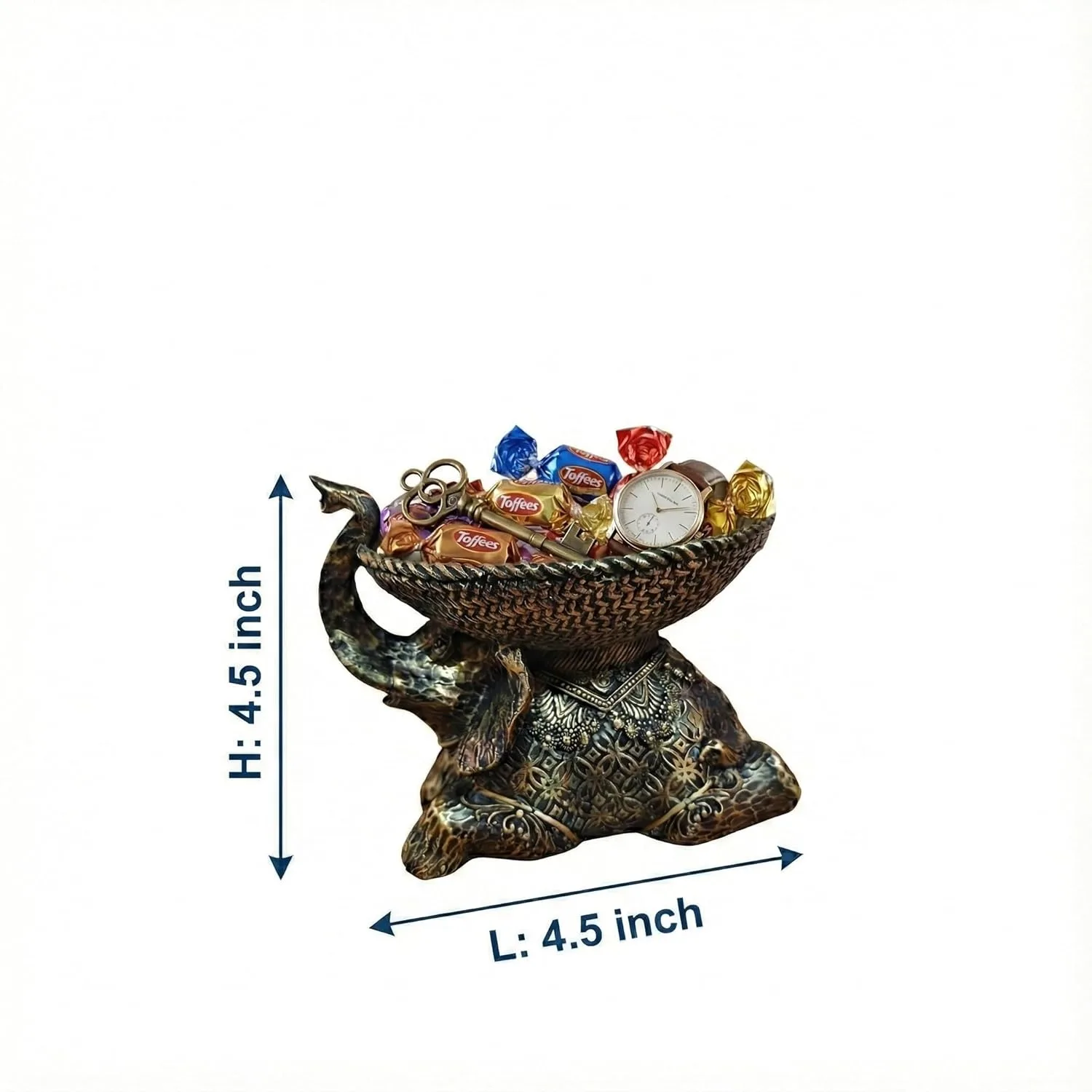 Elephant Showpiece Bowl for Home Decor view 2