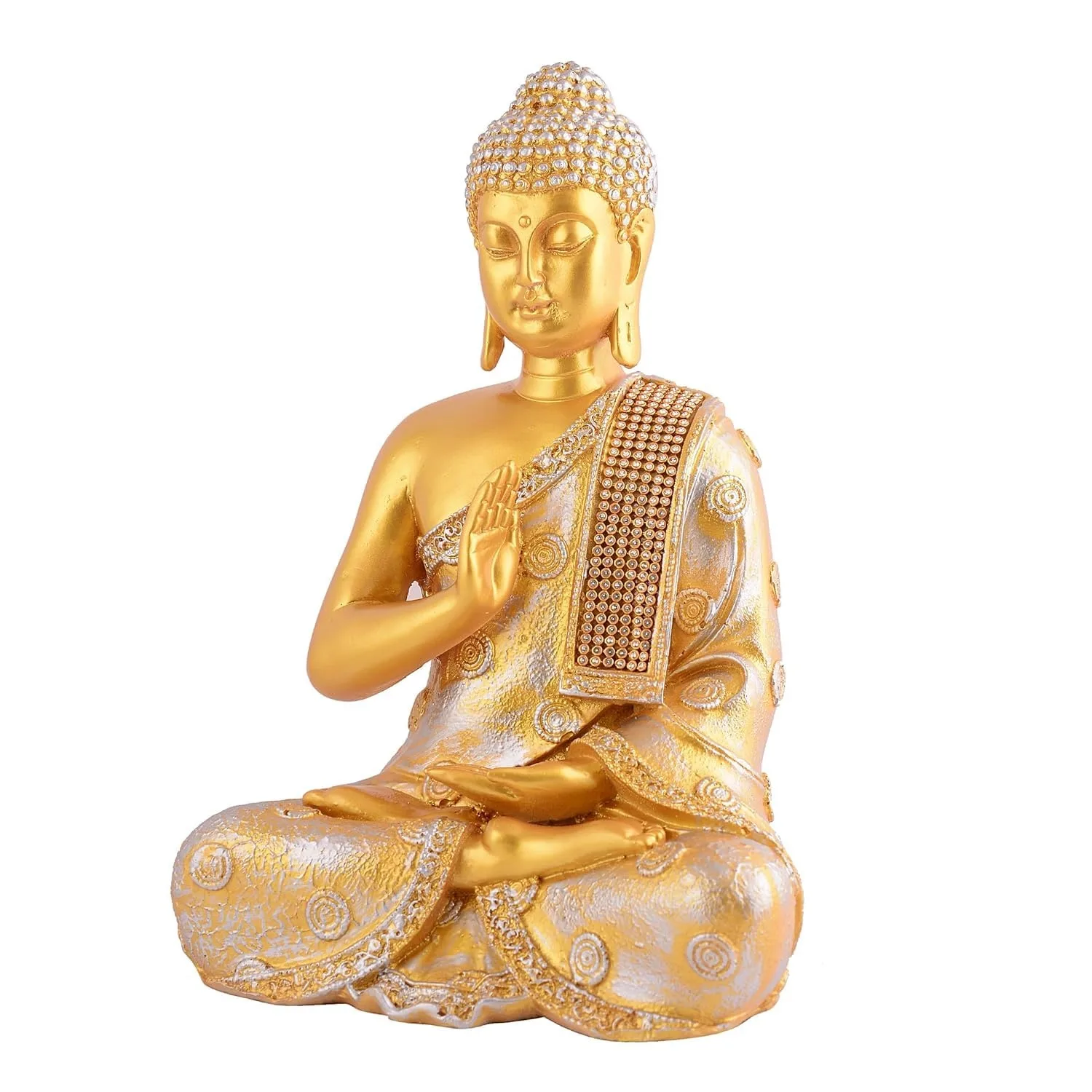 Golden Buddha Statue view 3